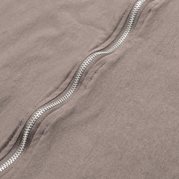 Lily Morgan Skirt Womens Large Brown Front Zip Stretch Pencil Casual Soft Modern - Picture 8 of 11